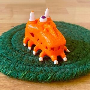 👻1987 THE REAL GHOSTBUSTERS ORANGE MINI GHOST TRAP